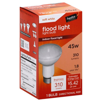 Signature SELECT Light Bulb Indoor Flood Light Soft White 45W 310 Lumens - Each - Image 1