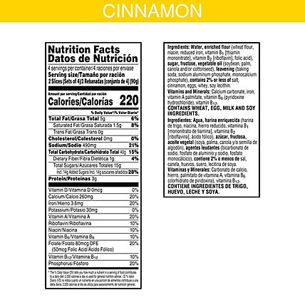 Eggo Cinnamon Frozen French Toast Sticks 32 Count - 12.7 Oz - Image 3