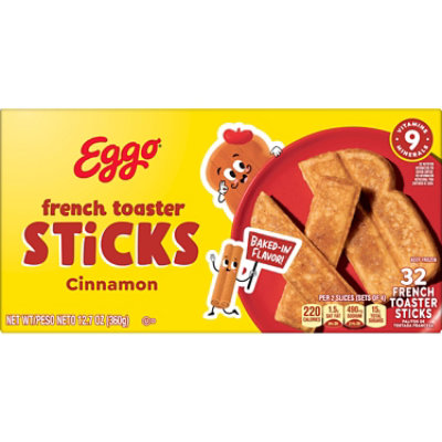 Eggo Frozen French Toast Sticks Cinnamon Frozen Breakfast 32 Count - 12.7 Oz - Image 8