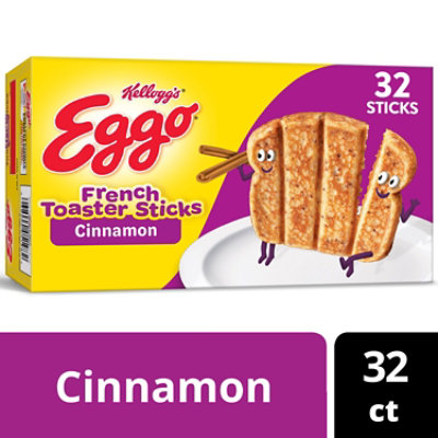 Eggo Frozen French Toast Sticks Breakfast Cinnamon 32 Count - 12.7 Oz
