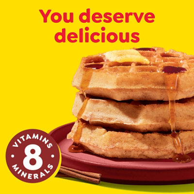 Eggo Thick and Fluffy Frozen Waffles Cinnamon Brown Sugar Frozen Breakfast - 6 - 11.6 Oz - Image 6