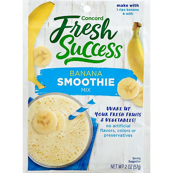 Concord Foods Smoothie Mix Banana - 2 Oz