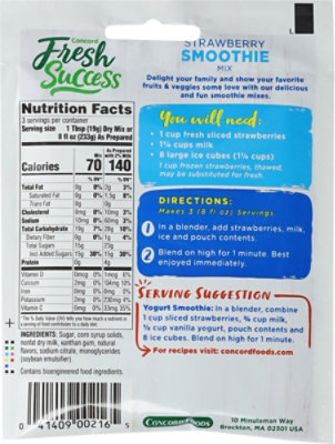 Concord Foods Smoothie Mix Strawberry - 2 Oz - Image 5