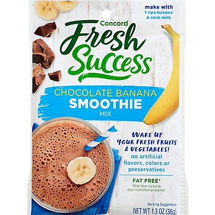 Concord Foods Smoothie Mix Chocolate Banana - 1.3 Oz - Image 2