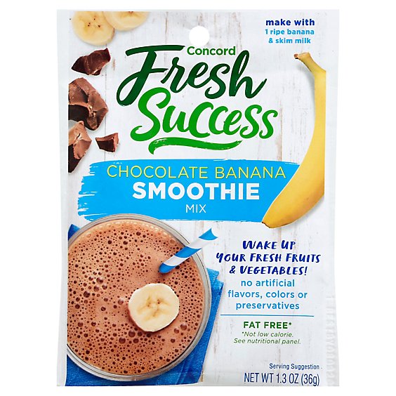 Concord Foods Smoothie Mix Chocolate Banana - 1.3 Oz