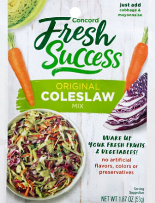 Concord Foods Coleslaw Mix - 2.5 Oz - Image 2