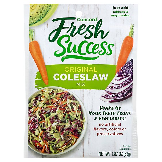 Concord Foods Coleslaw Mix - 2.5 Oz