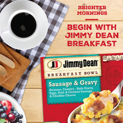 Jimmy Dean Sausage & Gravy Frozen Breakfast Bowl - 7 Oz - Image 2