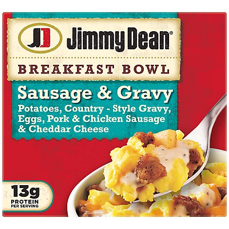 Jimmy Dean Sausage & Gravy Frozen Breakfast Bowl - 7 Oz
