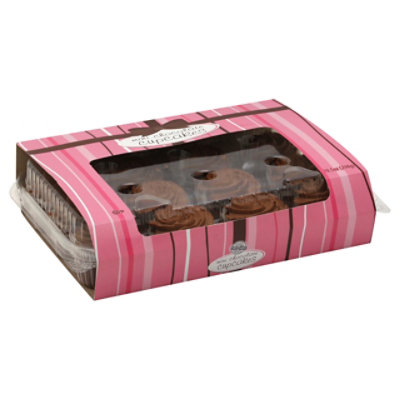 Cupcake Cake Mini Two Bite Chocolate - Each