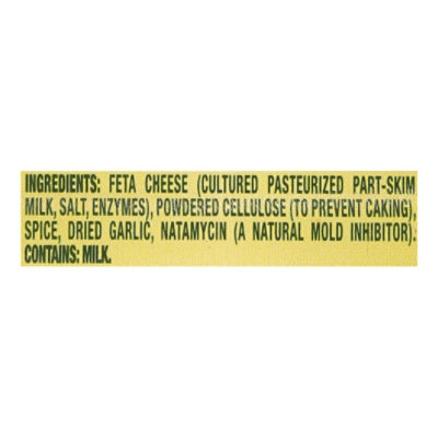 Athenos Cheese Feta Crumbled Garlic & Herb - 6 Oz - Image 4