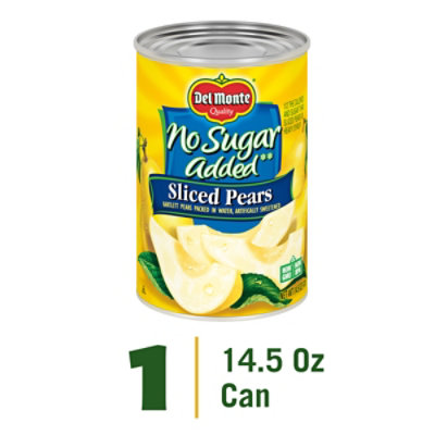 Del Monte Pears Sliced Northwest No Sugar Added - 14.5 Oz - Image 3