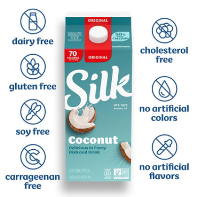 Silk Original Coconut Milk - 0.5 Gallon - Image 5