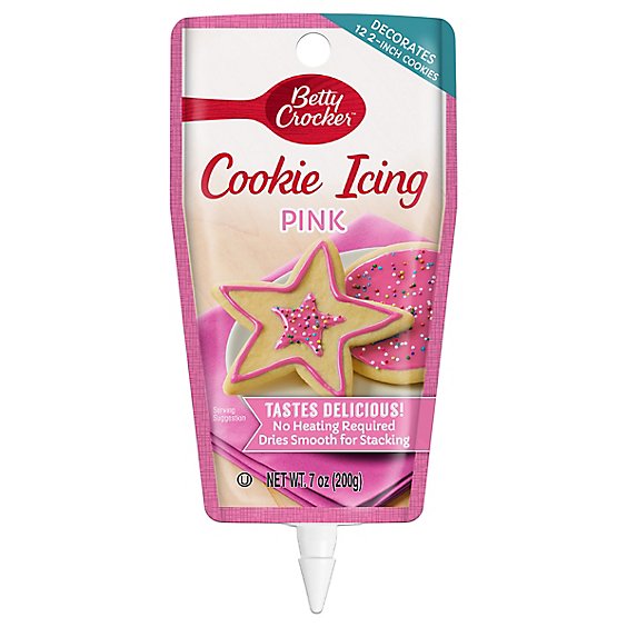 Betty Crocker Decorating Icing Cookie Pink - 7 Oz