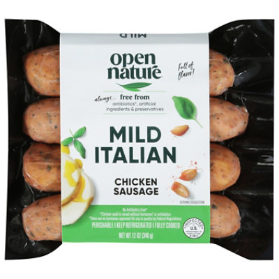 Open Nature Mild Italian Chicken Sausage - 12 oz - Image 1