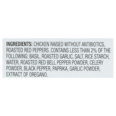 Open Nature Roasted Red Pepper & Garlic Chicken Sausage - 12 oz - Image 4