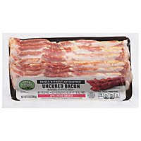 Open Nature Bacon Applewood Smoked Center Cut Uncured - 12 Oz - Image 1