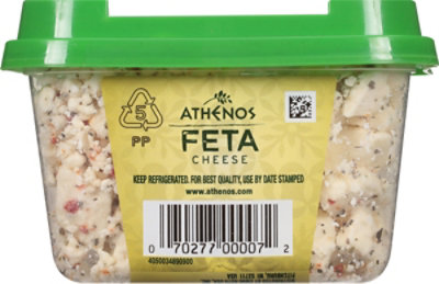 Athenos Cheese Feta Crumbled Basil & Tomato Natural - 6 Oz - Image 5