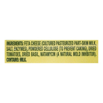 Athenos Cheese Feta Crumbled Basil & Tomato Natural - 6 Oz - Image 4