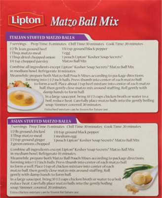 Lipton Kosher Matzo Ball Mix - 2 Count - Image 6