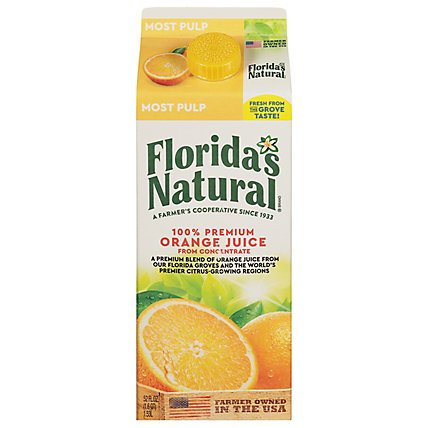 Florida's Natural Orange Juice with Most Pulp Chilled - 52 Fl. Oz. - Image 2
