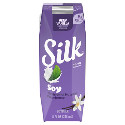 Silk Soymilk Very Vanilla - 8 Fl. Oz.