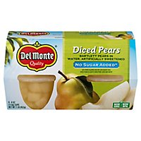 Del Monte Pears Diced Cups - 4-4 Oz - Image 3