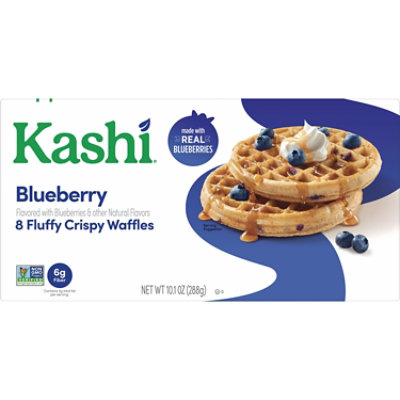 Kashi Frozen Waffles Blueberry Vegan 8 Count - 10.1 Oz - Image 4