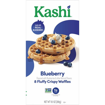 Kashi Frozen Waffles Blueberry Vegan 8 Count - 10.1 Oz - Image 5