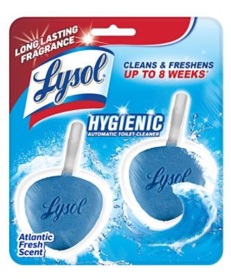 Lysol Hygienic Automatic Atlantic Fresh Toilet Bowl Cleaner - 2 Count