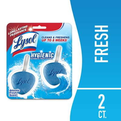 Lysol Hygienic Automatic Atlantic Fresh Toilet Bowl Cleaner - 2 Count