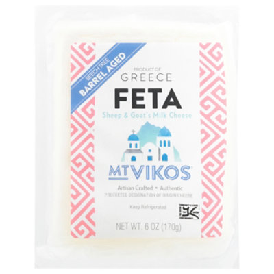 Mt Vikos Cheese Feta Barrel Aged Portions - 6 Oz - Image 3