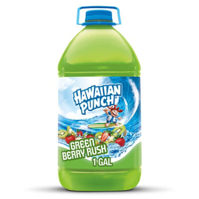Hawaiian Punch Green Berry Rush Fruit Drink Bottle - 1 Gallon - Image 1