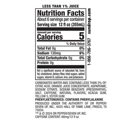 Sun Drop Diet Citrus Soda Bottle - 2 Liter - Image 4