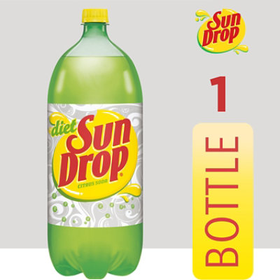 Sun Drop Diet Citrus Soda Bottle - 2 Liter - Image 3