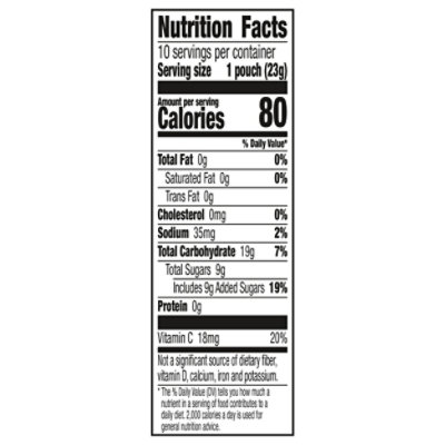 Betty Crocker Fruit Flavored Snacks Assorted Fruit Flavors ScoobyDoo! - 10-0.8 Oz - Image 3