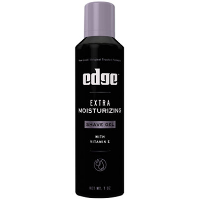 Edge Extra Moisturizing Shave Gel For Men - 7 Oz