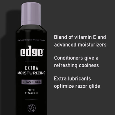 Edge Extra Moisturizing Shave Gel For Men - 7 Oz - Image 3