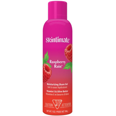 Skintimate Signature Scents Raspberry Rain Moisturizing Womens Shave Gel - 7  Oz - Image 1