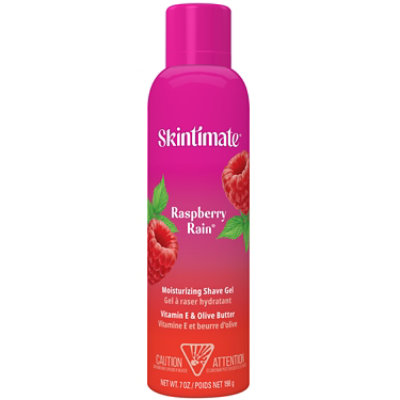 Skintimate Signature Scents Raspberry Rain Moisturizing Womens Shave Gel - 7  Oz - Image 2