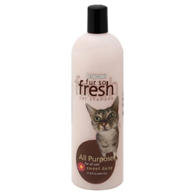 Sergeants Fur So Fresh Cat Shampoo All Purpose Sweet Daisy Bottle 21.8 Fl. Oz. safeway