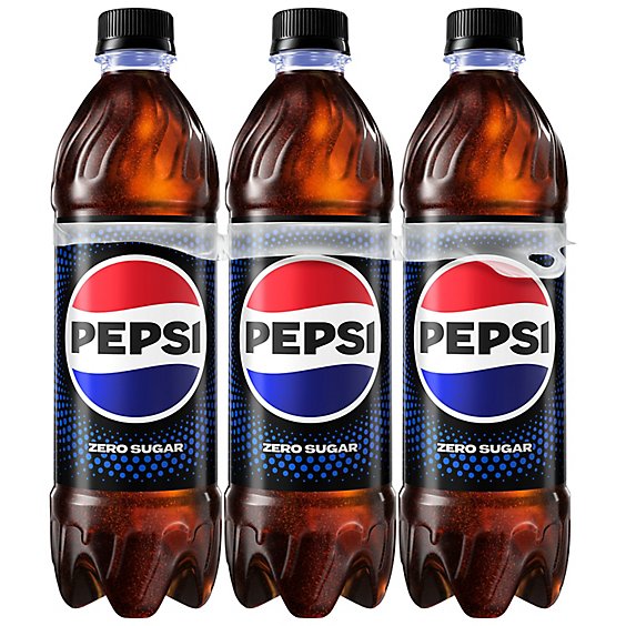 Pepsi Max Soda Cola Zero Calorie - 6-16.9 Fl. Oz.