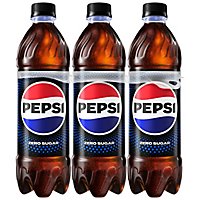 Pepsi Max Soda Cola Zero Calorie - 6-16.9 Fl. Oz. - Image 1