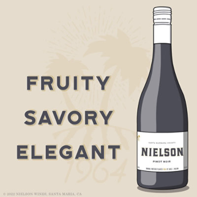 Nielson Santa Barbara County Pinot Noir Red Wine - 750 Ml - Image 3