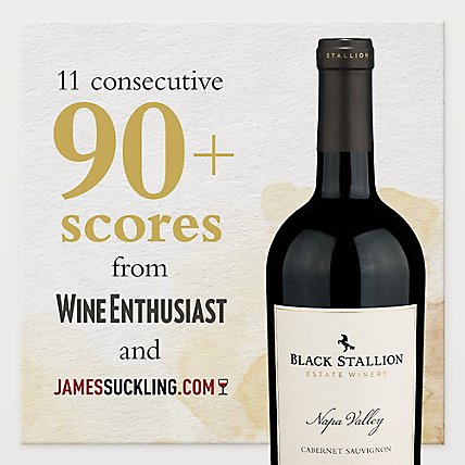 Black Stallion Estate Winery Cabernet Sauvignon Wine - 750 Ml - Image 3