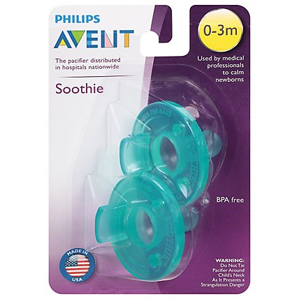 Avent Pacifier Soothie 0-6 Months - 2 Count - Image 2