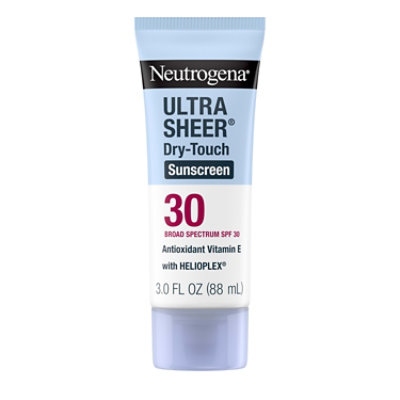 Neutrogena Ultra Sheer Dry Touch Sunblock SPF 30 - 3 Fl. Oz. - Image 1