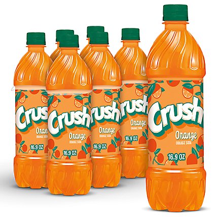 Crush Soda Orange - 6-16.9 Fl. Oz. - Image 1