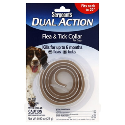 Sergeants dual action outlet flea collar