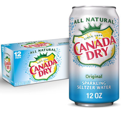 Canada Dry Original Sparkling Seltzer Water In Can - 12-12 Fl. Oz. - Image 1